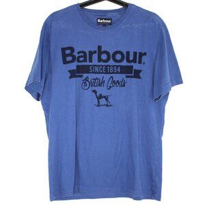 Barbour Mens Large Spell Out T-Shirt K659